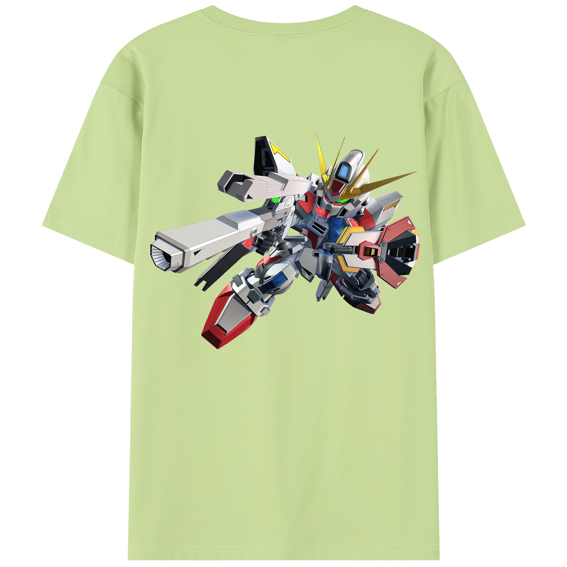 （画像用） 機動戦士ガンダム Mobile Suit Gundam 綿100％半袖Tシャツ（背面プリント）